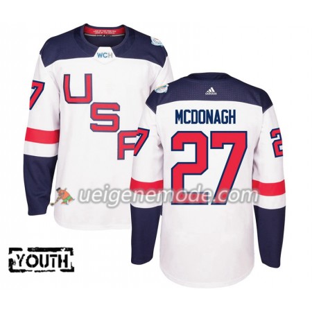 USA Trikot Ryan McDonagh 27 2016 World Cup Kinder Weiß Premier